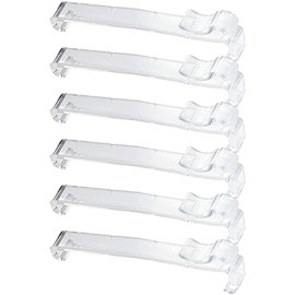 LVOERTUIG Valance Clips for Blinds, 3.5inch Valance Clip Horizontal Blinds, Clear Plastic Cover Retainer Holder for Window Blind Valance(Size:3.5inch)