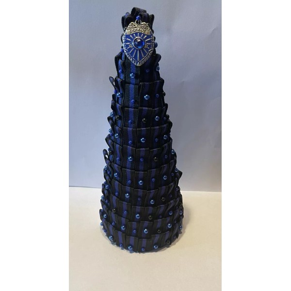 Treasure N Troove Police Blue & Black Foam Base Ribbon