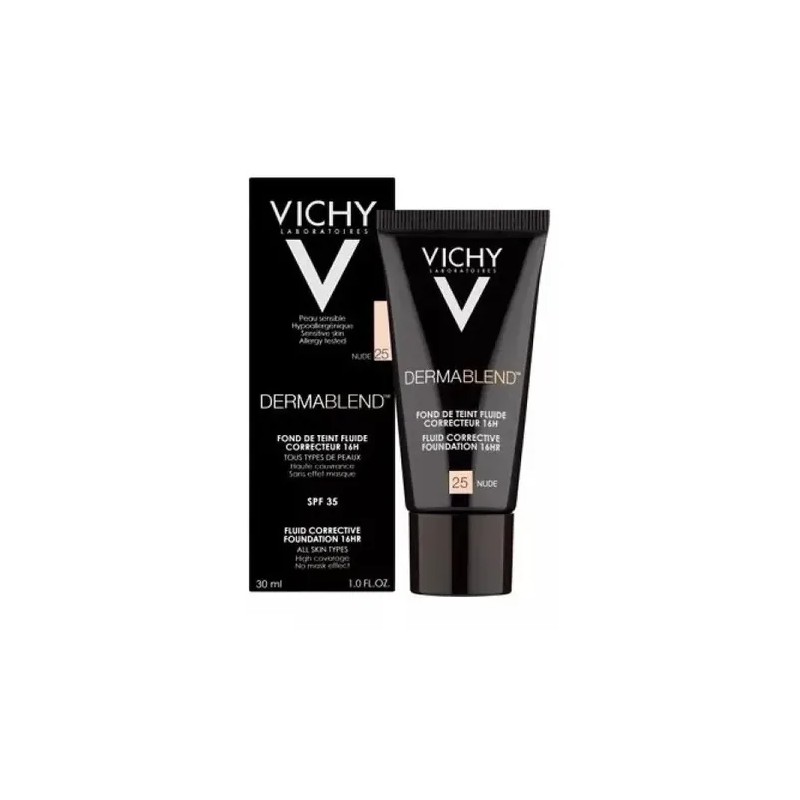 Base de maquiagem fluida Vichy Dermablend 30 ml 25 Nude