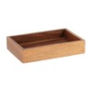 Acacia Soap Dish Cup Dispenser Tray