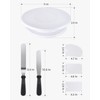Kootek Cake Decorating Kit Baking Supplies Cake Turntable with 2