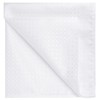 KissTies Solid Pocket Square Wedding Handkerchief + 1 Gift Box,