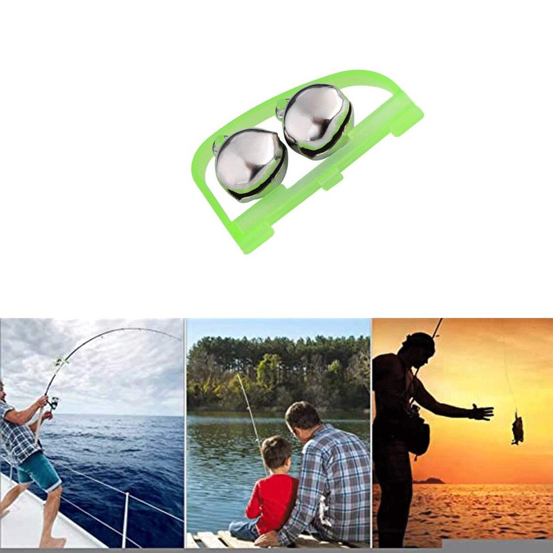 HiBD Fishing Bells 20 Pcs Curved Fish Bells Fishing Rod