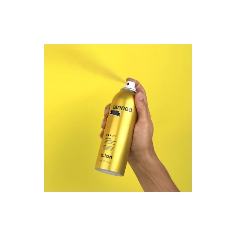 B.Tan Tanned AF Darkest Self Tan Bronzing Mist for Unisex