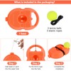 ALLOMN Solo Tennis Trainer Rebound with 3 String Balls, Solo