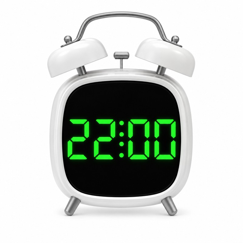 Super Loud Digital Alarm Clock with Dual Bell – LED