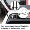 Pack of 2 Parcel Shelf Clips, 2 Pieces Retaining Strap