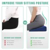 BUYUE Wedge Cushion for Butt Lift Women, Hard-Firm EVA Foam
