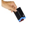 Boxiki Travel RFID Blocking Sleeves, Set with Color Coding, Navy