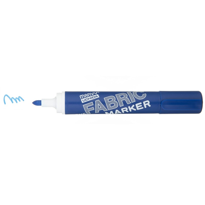 Uchida 622-C-3 Marvy Broad Point Fabric Marker, Blue