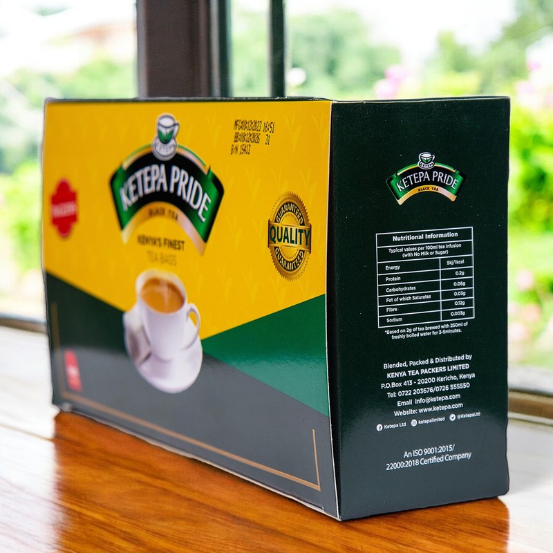 Ketepa Pride Standard Pack, 200 g, 100 Tag Less Teabags