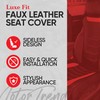 Motor Trend LuxeFit Gray Seat Covers for Cars Trucks Van