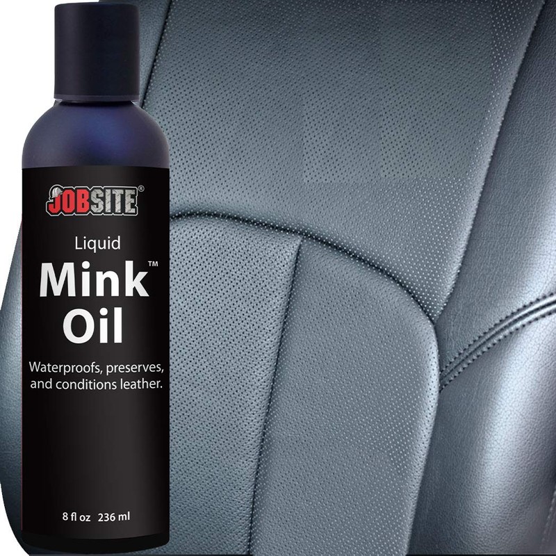 JobSite Premium Mink Oil Leather Waterproof Liquid - 8 oz