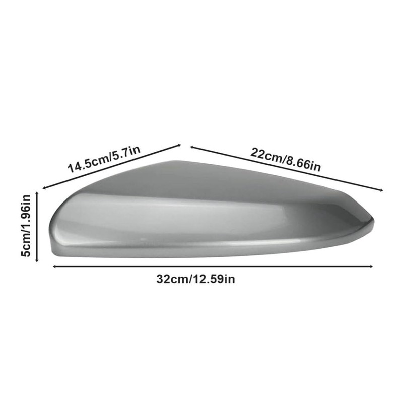 Silver Mirror Cap Cover For Honda Civic 2016 2017 2018
