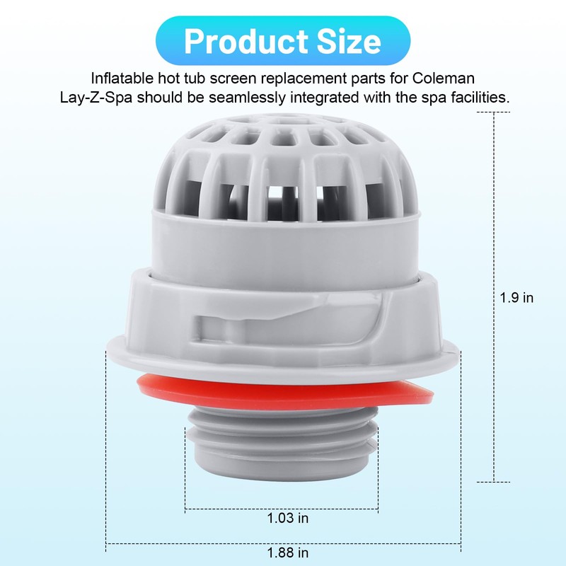 UASAM P00260 Pool Hot Tub Spa Top Debris Screen Strainer