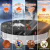 VniYors 14 Ft Round Winter Pool Cover, Heavy Duty Thickened