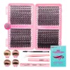 804 Kit Extension De Pestañas Maquillaje Completo Diy 9-18mm