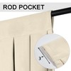 OYRING Energy Efficient Rod Pocket Curtain Valance,Blackout valances for Windows,for