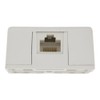 Leviton 8P8C Screw Terminal, Surface Mount Jack, 40278-W, White