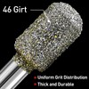 46 Grit 10 Shapes Diamond Grinding Bits Stone Glass Carving