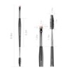 ACOSBRUOP Eyebrow and Spoolie Brush, Professional Angled Eyeliner Brush
