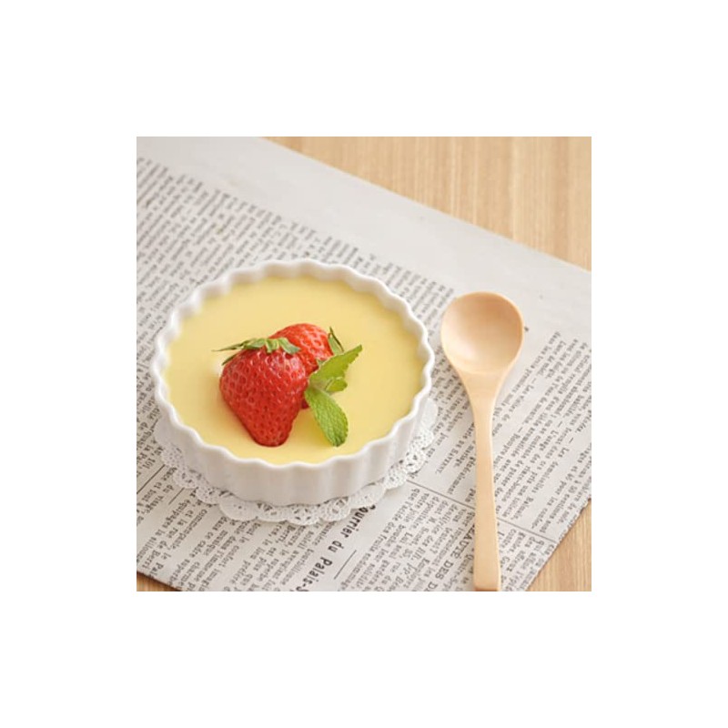 Tableware East White Round Pie Plate 4inc (3.9 inches) ym-C2-2001-0