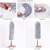 Microfiber Feather Duster for Home Cleaning Fan Cleaner Brush with