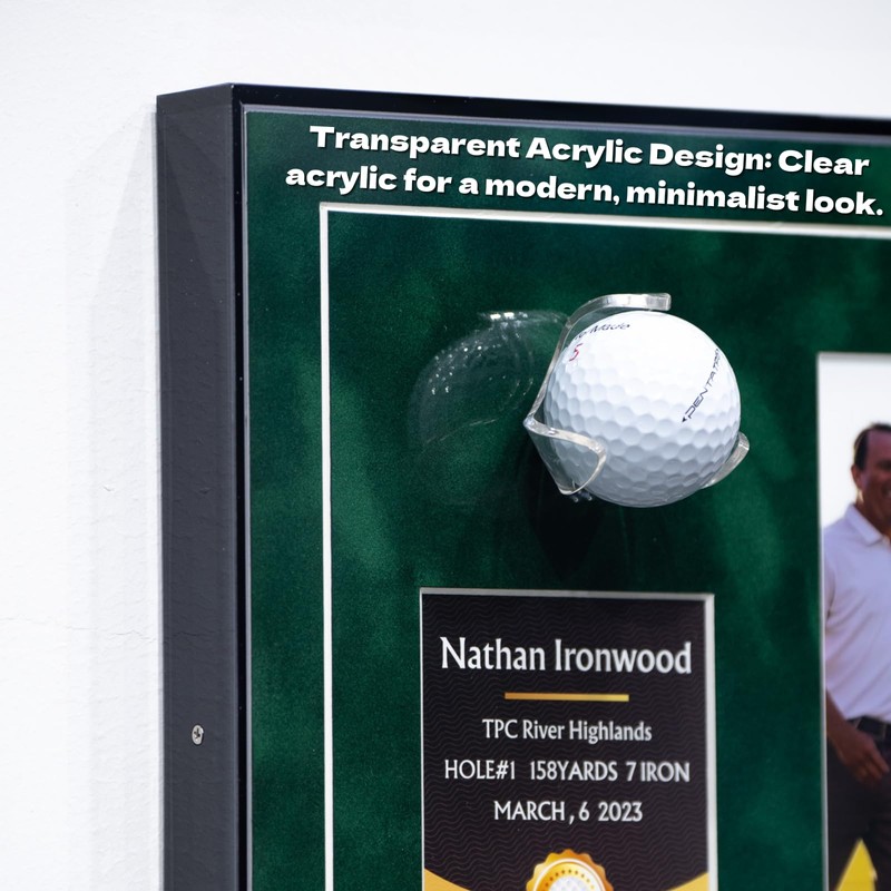 MLCQAFS Golf Ball Wall Mount Display,Wall Holder Claw for Single