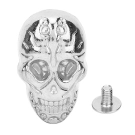 Pack of 20 Silver Skeleton Ghost Rivets, 15 mm DIY Punk Skull with Bone Rivets Luggage Accessories, Gothic Ornaments for Leather Rivets Tool