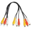 KAUMO 2 Branch AV Cable Male (RCA Red White Yellow