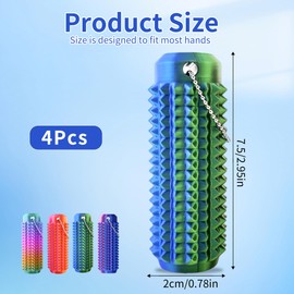 4 Pack Fidget Toys for Adults, Sensory Stress Relief Toys, Help Relieve Stress, Anxiety, Tension, Portable Desk Fidgets for Office, Travel, Classroom