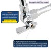 AA Faucet AA-104G Stem Check Unit w/B-Handle for Wok Faucet