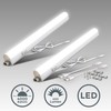 B.K.Licht - Set of 2 LED Strip with On/Off Switch,