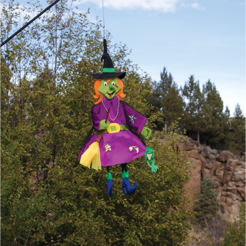 In the Breeze Witch Wind Friend 3D Wind Sock