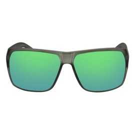 I-SEA Men's Nick I Polarized Sunglasses - Mens Sunglasses with Scratch-Resistant Lenses, Trendy Sunglasses with Hand-Polished Frame - Gray Crystal Matte Frame, Blue Green Mirror Polarized Lens