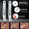 Gokoti 32 Pieces Mini Crowbar Stainless Steel Flat Multifunctional Small