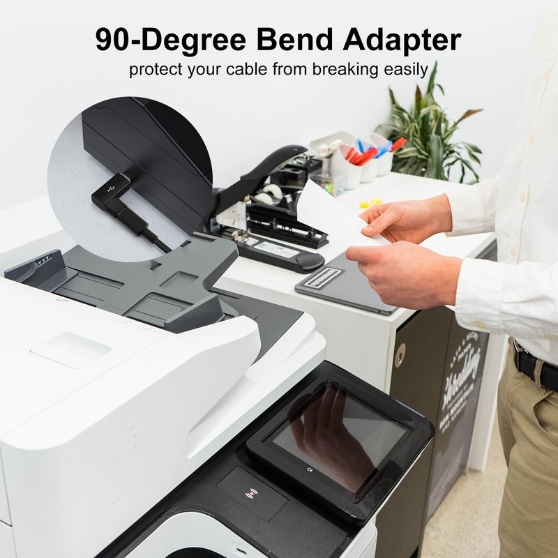 leizhan Printer Adapter Type C, Straight and 90 Degree Curves