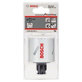 Bosch 2608584635 PROGRESSOR Holesaw 51, Blue, 51 mm