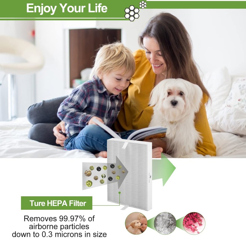 Smilyan 6 Pack Hpa300 HEPA Replacement Filter R for Honeywell