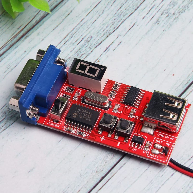 Comimark 2Pcs VGA Signal Generator LCD Display Tester 7V-12V Power
