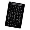 F Fityle Braille Alphabet Board, Braille Board Teaching Aid Gifts,