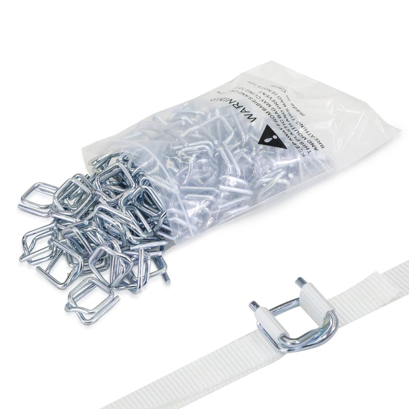 NVOYAJUAN Heavy Duty Galvanized Wire Buckle for 1/2" Width Cord