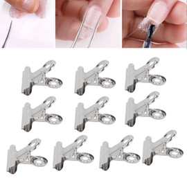 Nail Fiberglass Clip Extension Clip Clip for Nail Clip,Portable Ergonomic Firm Wear Resistant Nail Art Tool for Nail Salon for Home for Nail Artists
