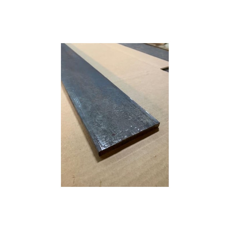 3/8" x 3" Steel Flat Bar x 10" Length, A36