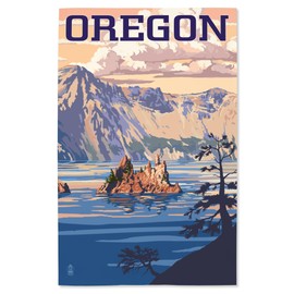 Lantern Press 16x24 Inch Giclee Print, Oregon, Crater Lake