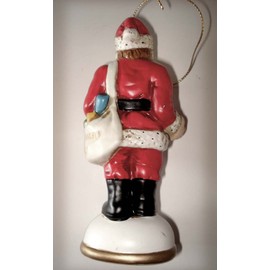 Memories of Santa Circa 1947 Winston-Salem Journal Santa Ornament Figurine by Don Warning