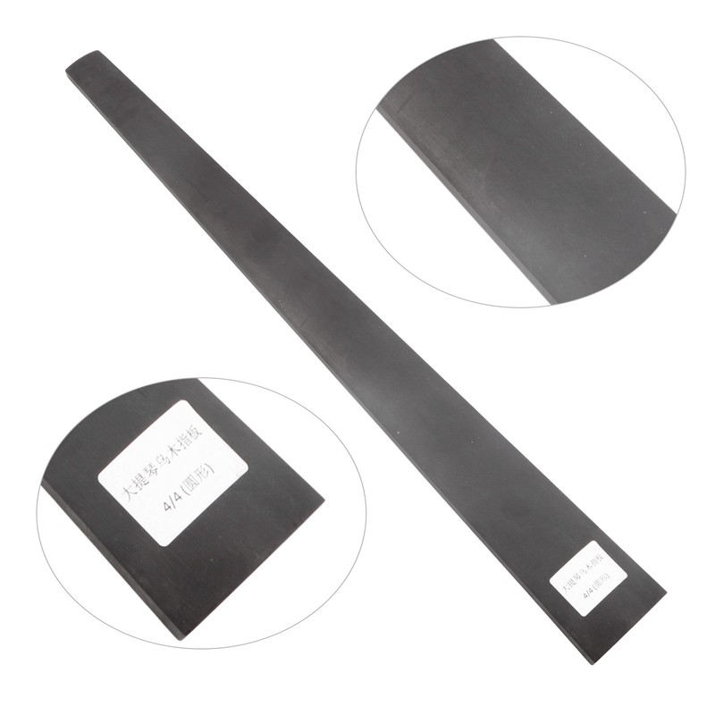 4/4 Cello Fingerboard Ebony Wood Cello Fretboard Replacement String Instrument