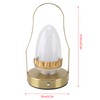 LED Cordless Lantern Table Lamp 3 Modes Touch Control Stepless