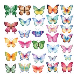 FunnAura 16 Pcs Butterfly Wall Art Stickers for Girls Bedrooms