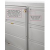Guardianite File Cabinet Locking Bar. Fits 4 and 5 Drawer